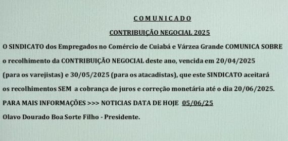 Comunicado Importante