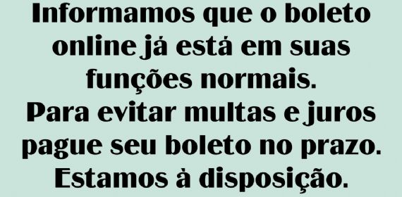 Comunicado Importante